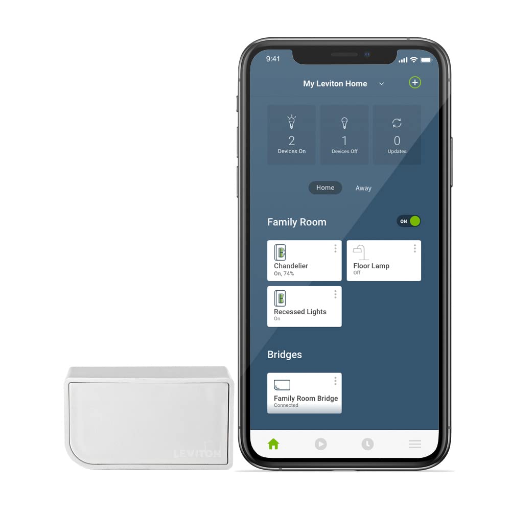 For your Airbnb, the Leviton Decora Smart Wi-Fi Bridge is a simple plug-in. The smart light switch connects your devices to Alexa, Google, and Apple for easy control.