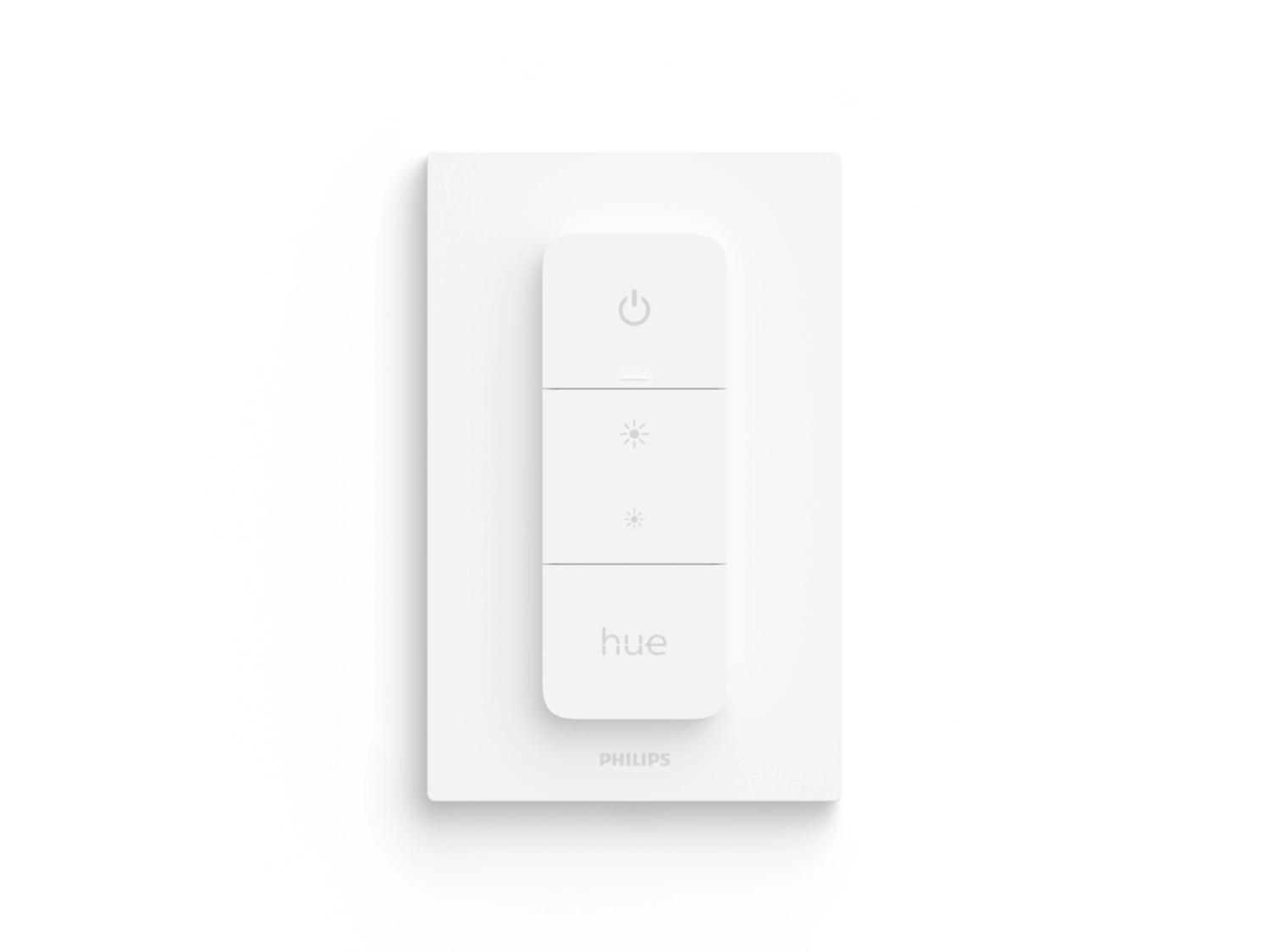 The smart light switch with Remote lets you control your Hue lights easily with a required Hue Bridge